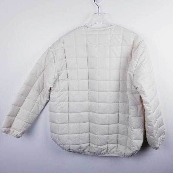 Rebecca Minkoff Cream Quilted Jacket NWT size Large - Picture 2 of 13